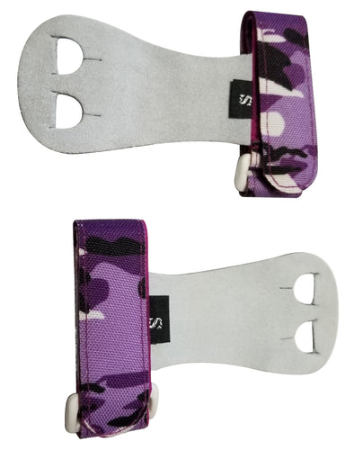 PUSH Athletic Gymnastics Youth Hand Grips in Purple Camo