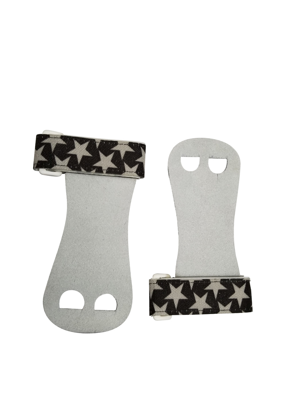 PUSH Athletic Gymnastics Youth Hand Grips White Stars with Black Band