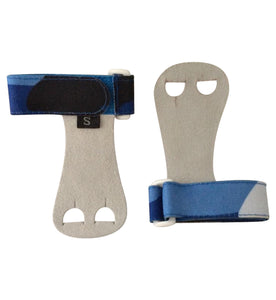 Push Athletic Youth Hand Grips in Blue Camo
